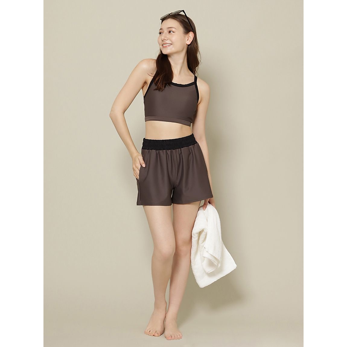 スイムウェア LADIES パイピングショーツ