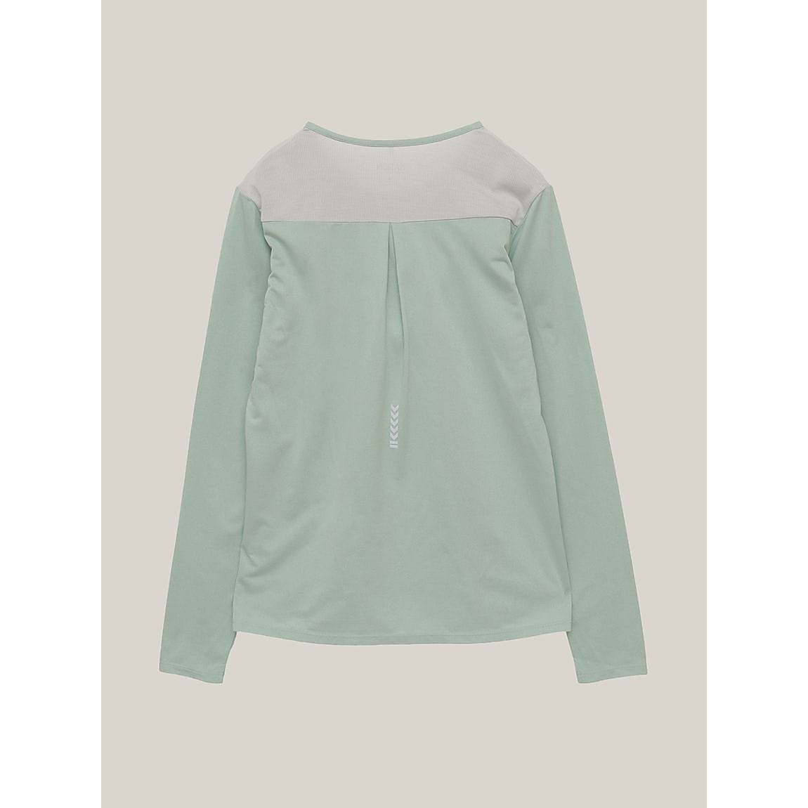 RUNスムースドビー クルーネックロングスリーブTシャツ LADIES