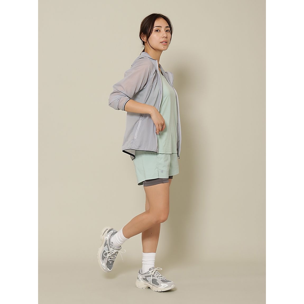 RUNフライトテックタフタ インナー付ショートパンツ LADIES