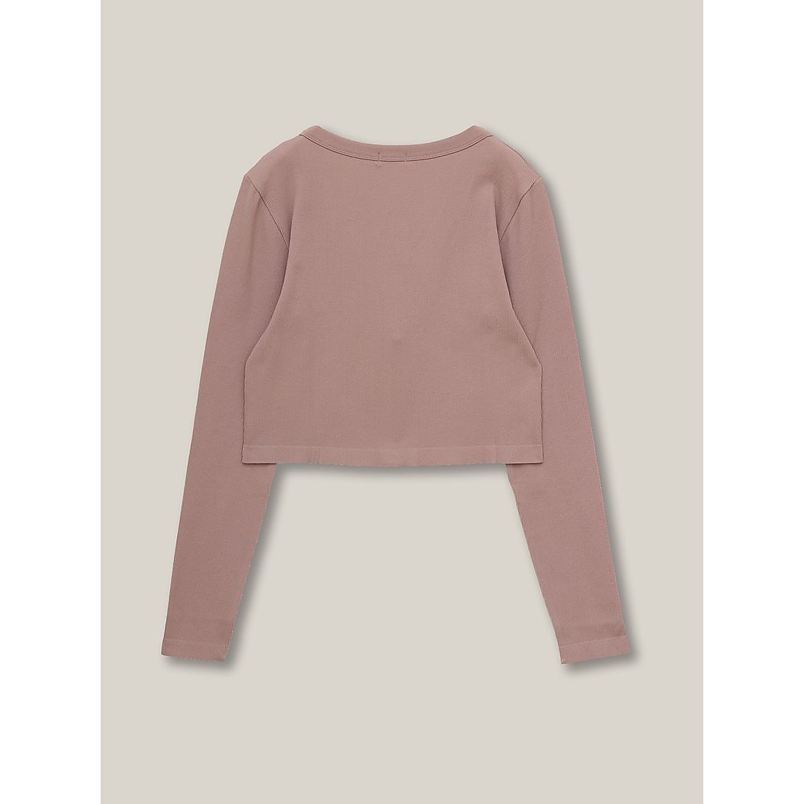 成型リブ クロップトカーディガンLADIES