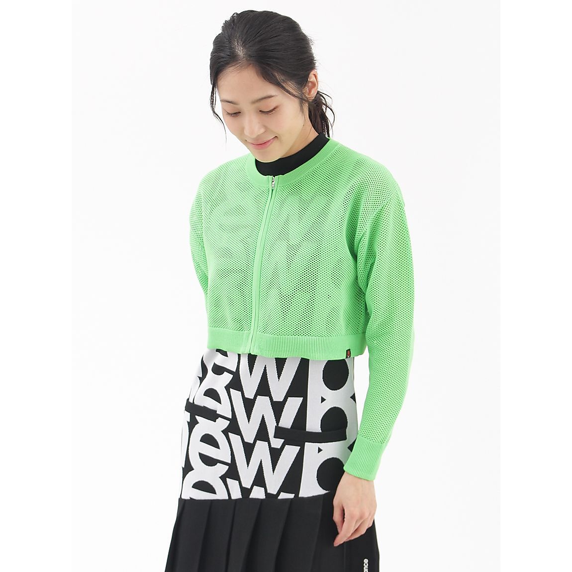 MESH KNIT SHORT BLOUSON