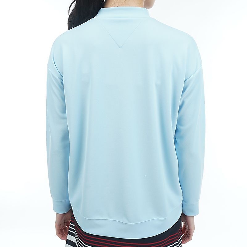 トミー ヒルフィガー ゴルフ レディース リラックスロングスリーブ モックネックシャツ