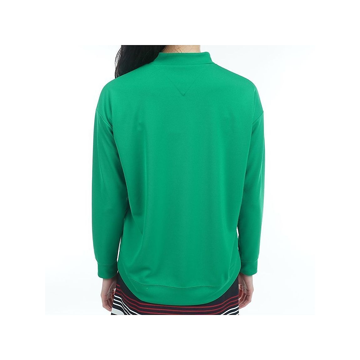 トミー ヒルフィガー ゴルフ レディース リラックスロングスリーブ モックネックシャツ