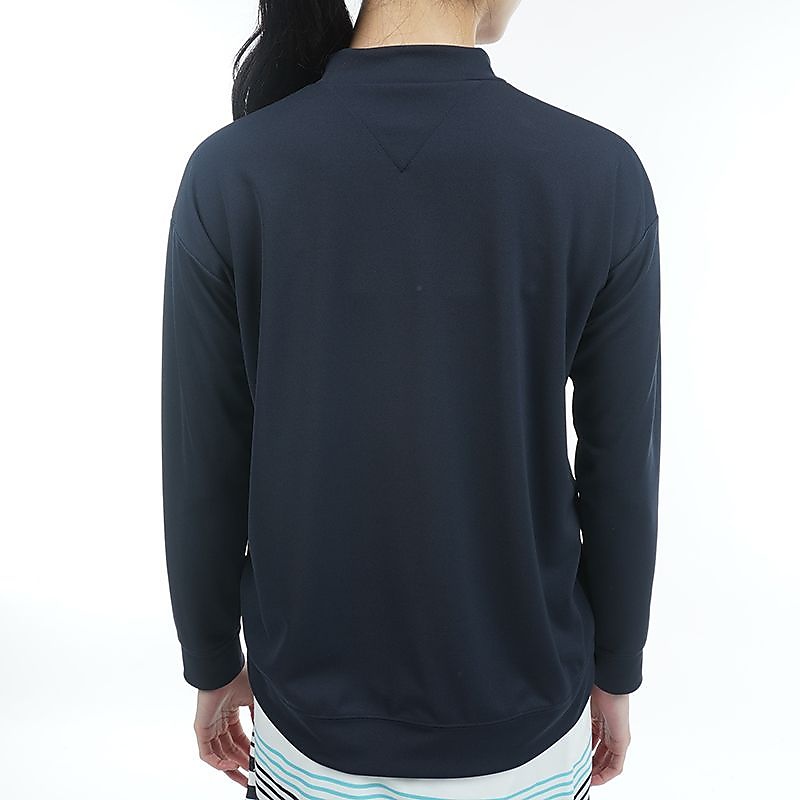 トミー ヒルフィガー ゴルフ レディース リラックスロングスリーブ モックネックシャツ