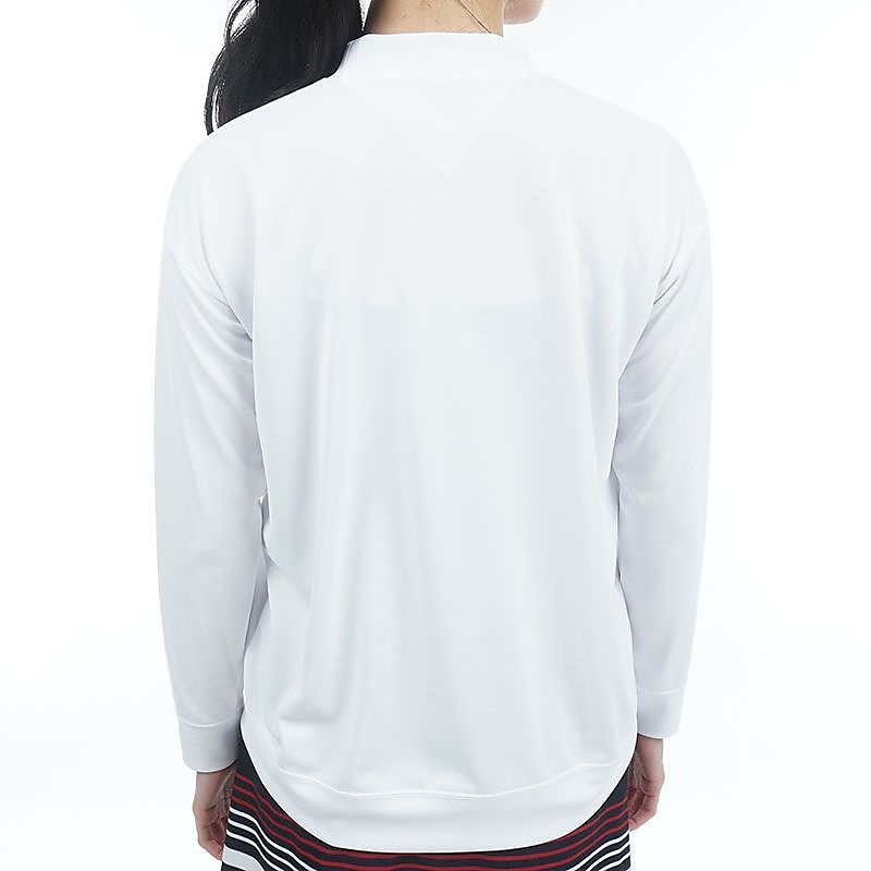 トミー ヒルフィガー ゴルフ レディース リラックスロングスリーブ モックネックシャツ