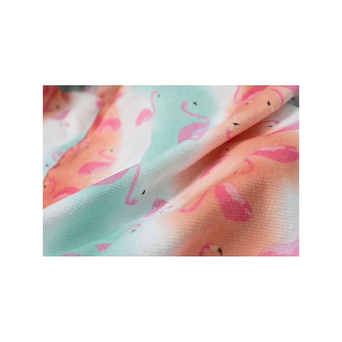 サーフポンチョ　アワイフラミンゴガラ