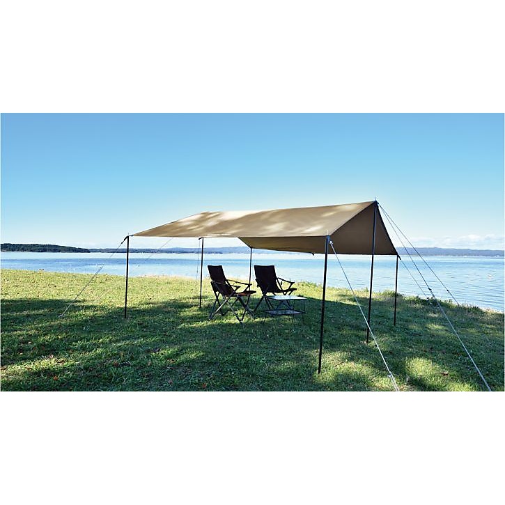 REVOスクエアタープ　3×3　TC/TAN