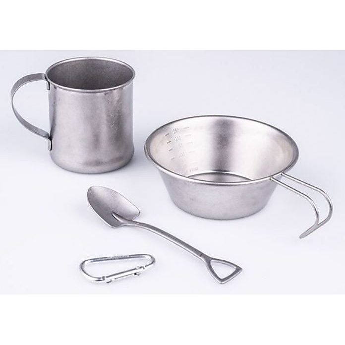 【VINTAGE INOX】キャンプ食器セット B-1