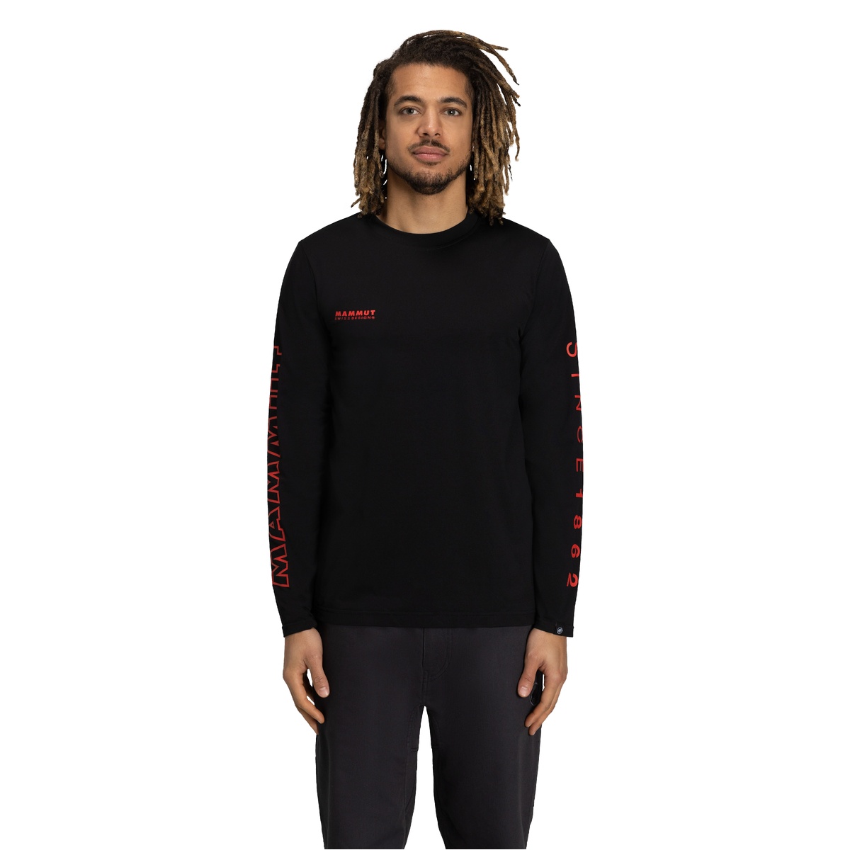 QD LOGO PRINT LONGSLEEVE T-SHIRTS AF MEN