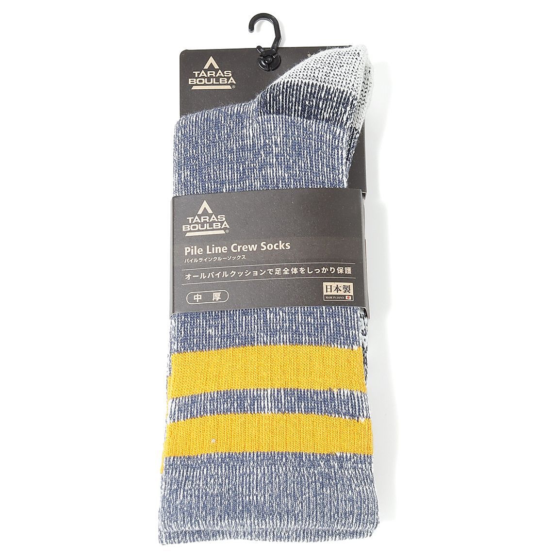 パイルラインクルーソックス