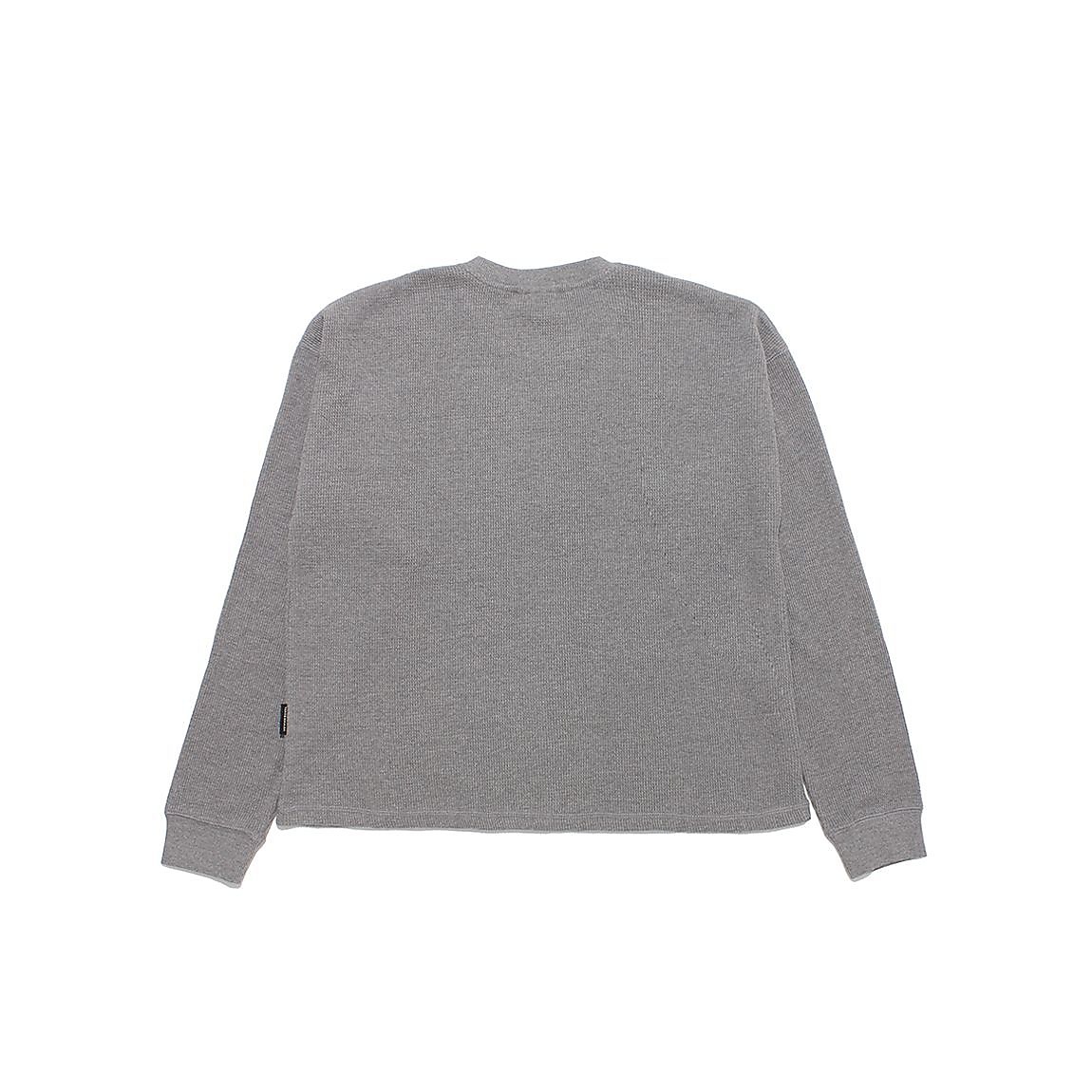 レディース ワッフルロングTシャツ