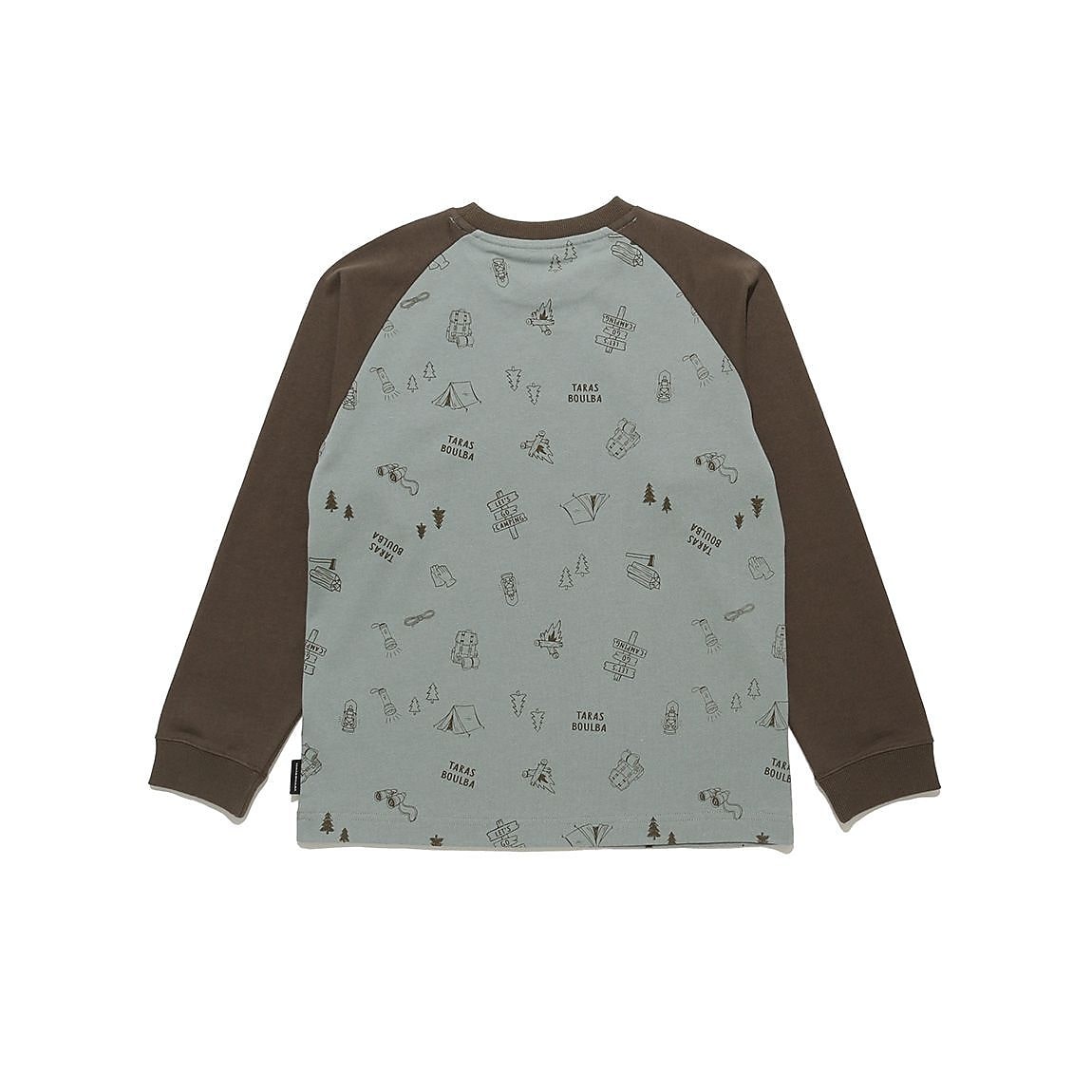 ジュニア ヘビーコットンロングTシャツ（総柄）