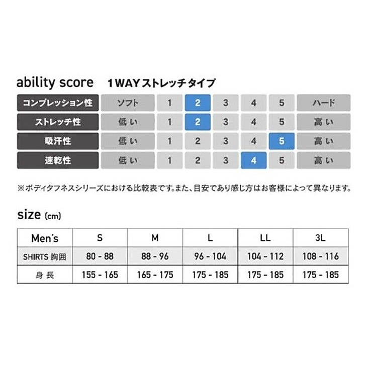 BT冷感速乾デュアルブロック ショートスリーブ クルーネックシャツ
