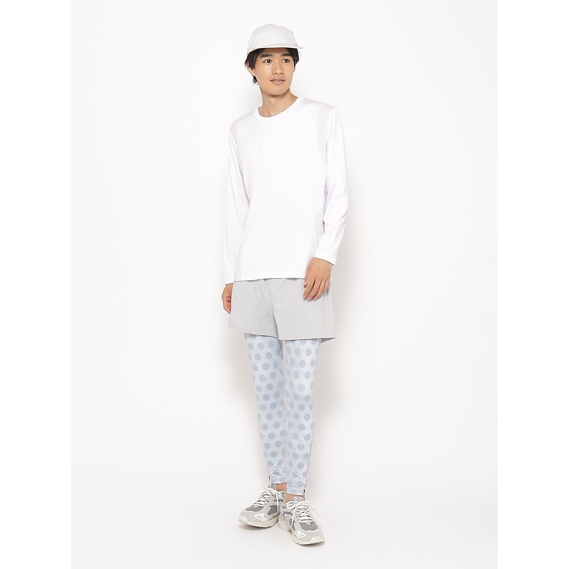 for RUN テックカノコ クルーネック長袖Tシャツ MENS