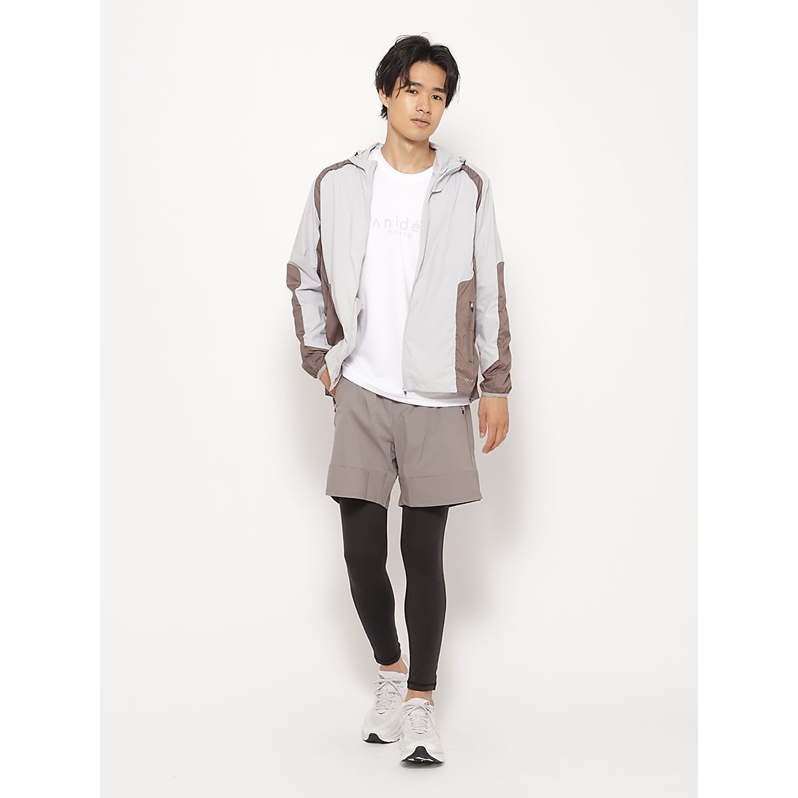 for RUN 撥水ストレッチ フーディジャケット MENS