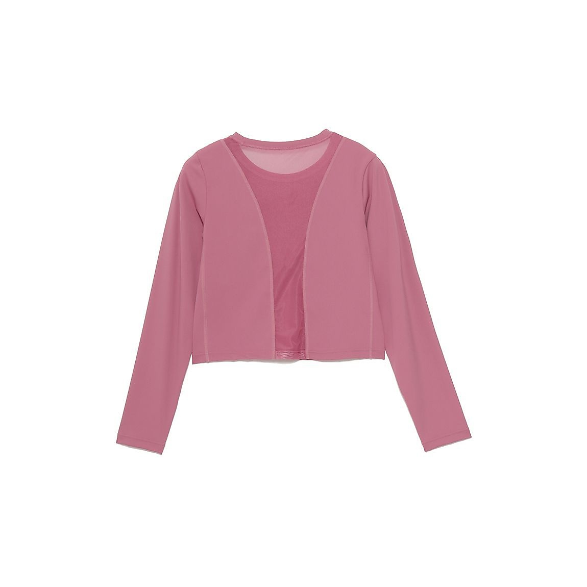 FOR FITNESS NYジャージ メッシュ長袖Tシャツ LADIES