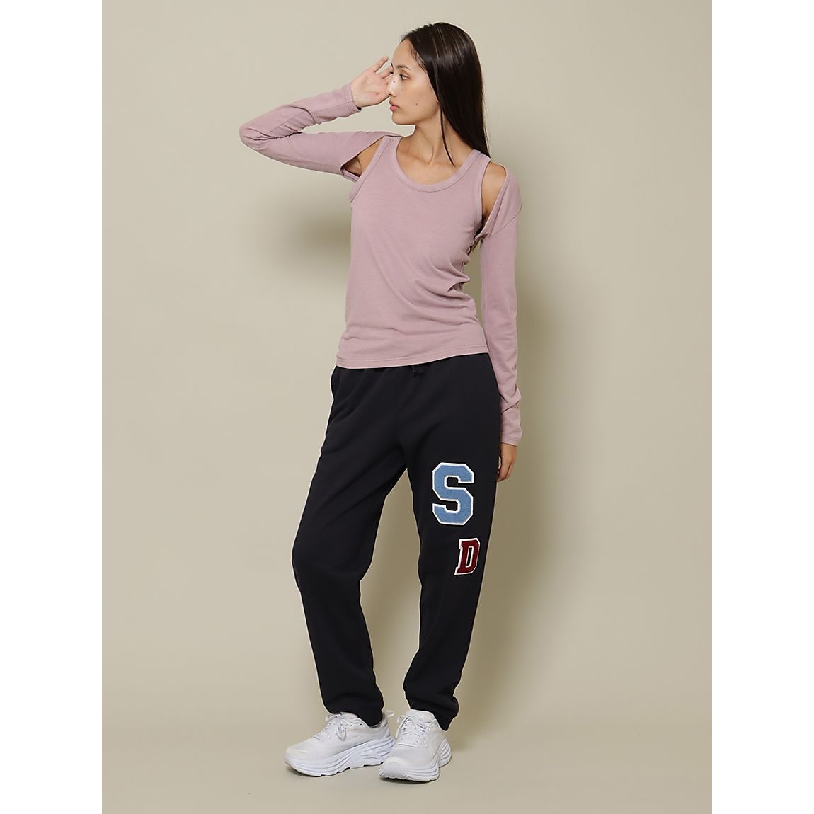 ワッペンスウェット ジョガーパンツ