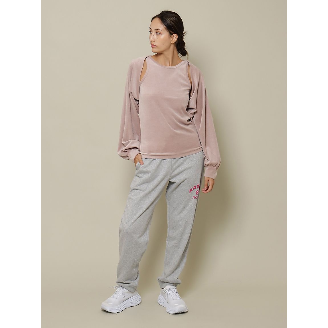 コンパクトベロア タンクトッフ