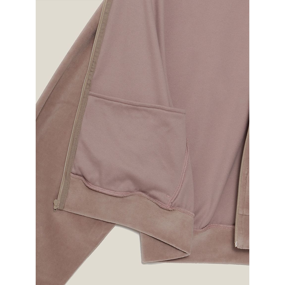 コンパクトベロアブルゾン