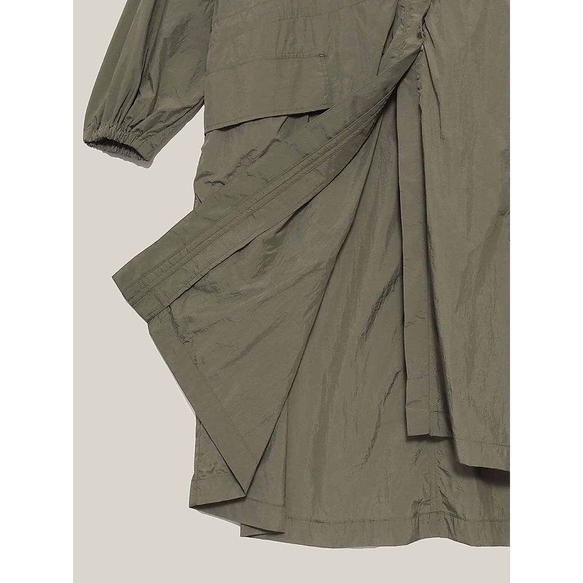 ストーンナイロン ロングコート