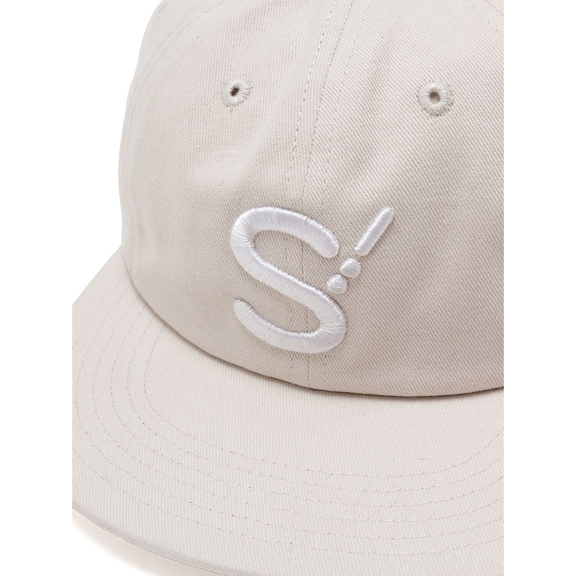 コットンツイル ロゴ８パネルキャップ