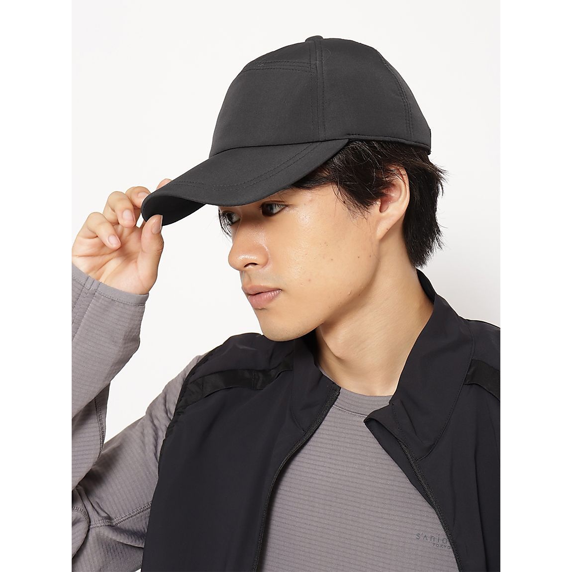ナイロン中綿 ５パネルキャップ