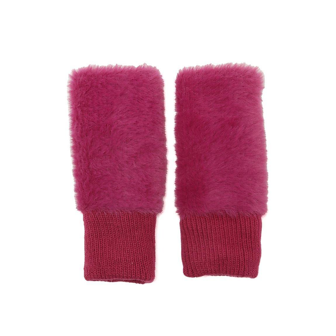 「寒い日のスタンダード。」 シャギーニットハンドウォーマー