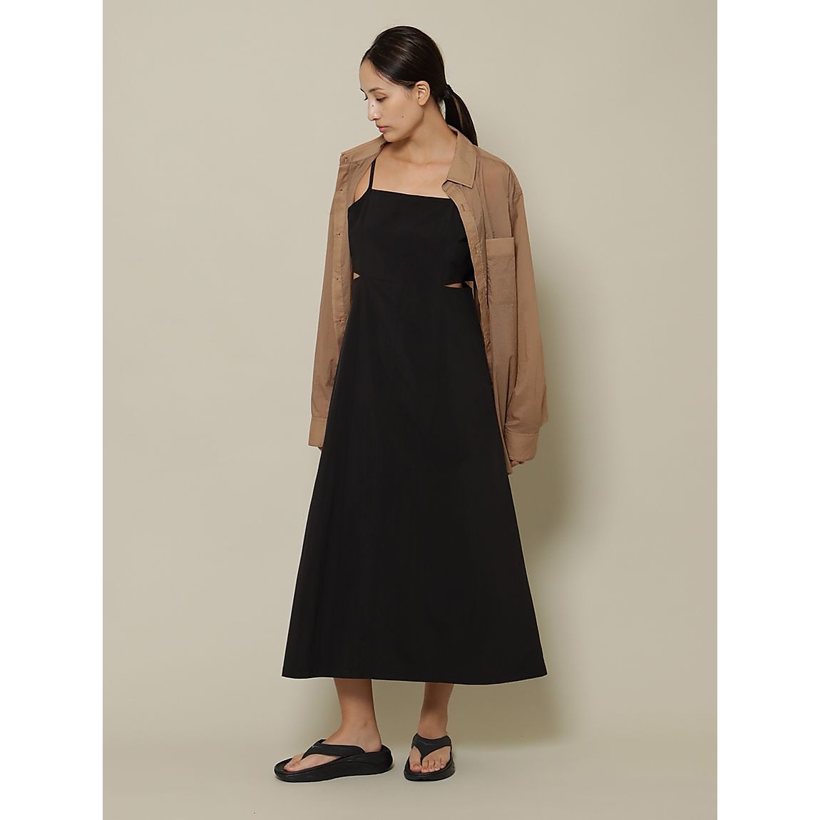 ナイロンワッシャー キャミワンピース