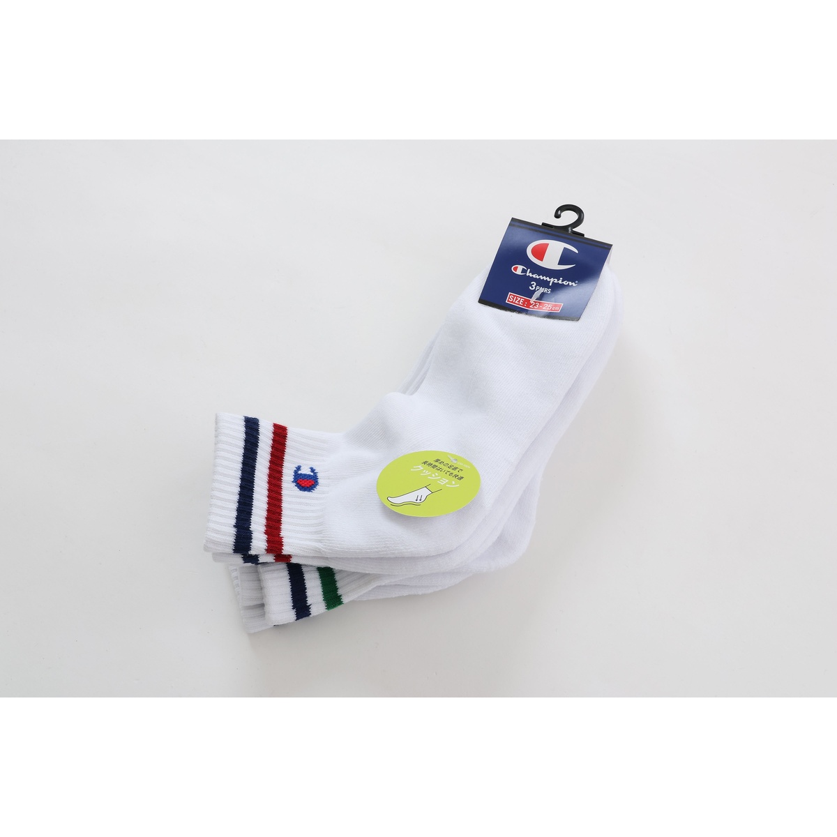 WSクォーターレングスソックス3P