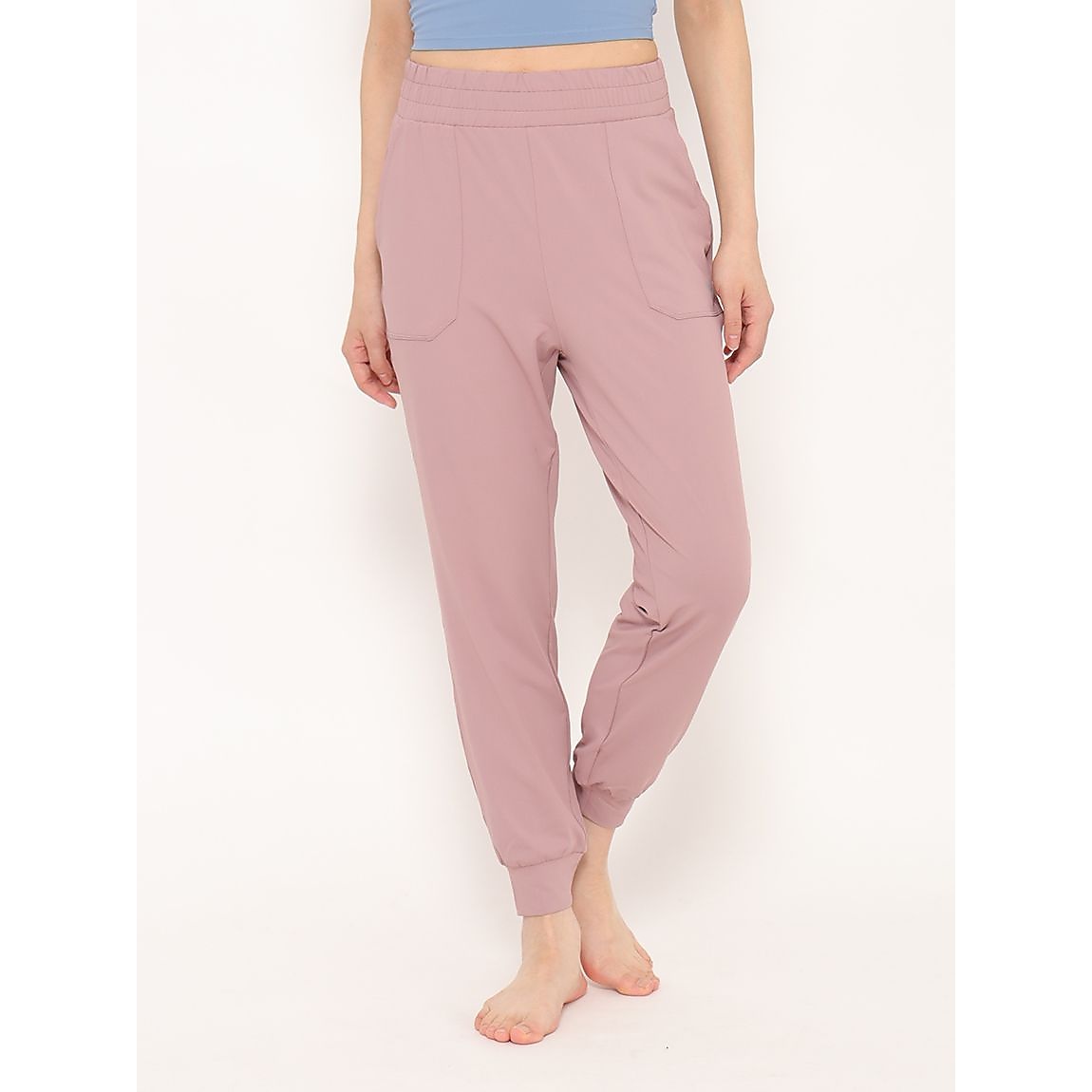 ミディアムフェザー 接触冷感 ジョガーパンツ