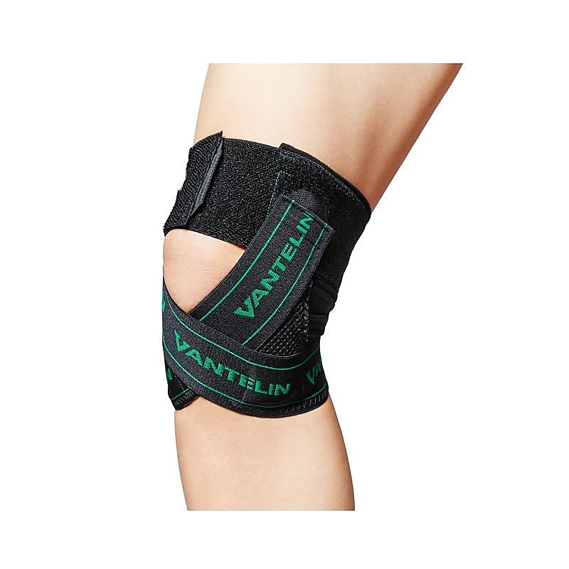 バンテリンコーワ加圧サポーター ひざ専用固定タイプ　大きめサイズブラック