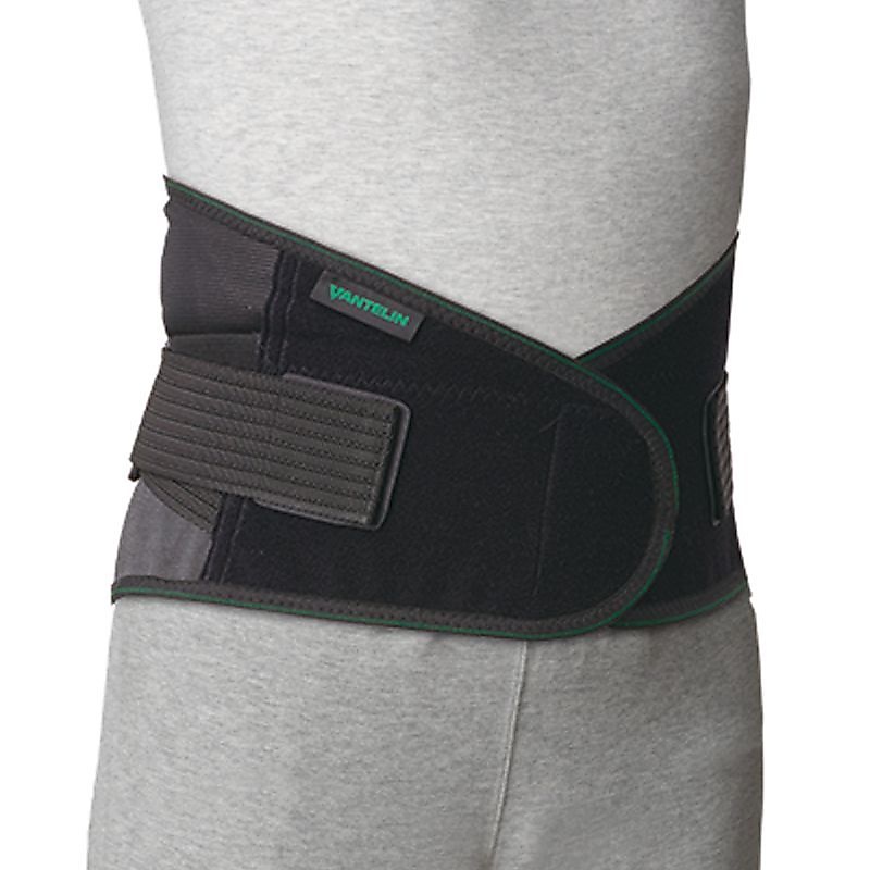 バンテリンコーワサポーター　腰椎コルセット ふつうサイズ　ブラック