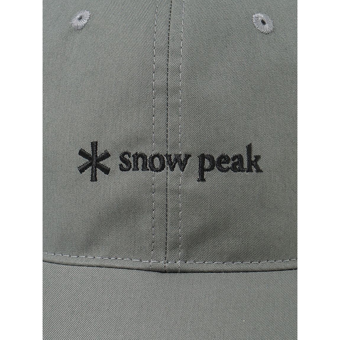 SNOW PEAK LOGO CAP 1 GREY