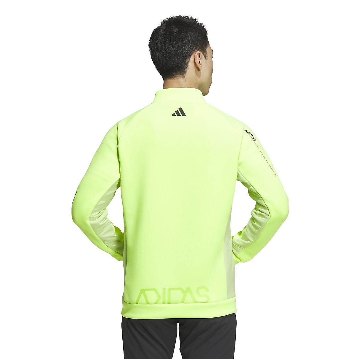 ダンボールニット　ファブリックミックス　フルジップジャケット