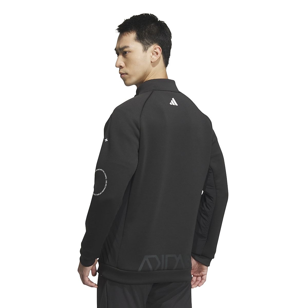 ダンボールニット　ファブリックミックス　フルジップジャケット