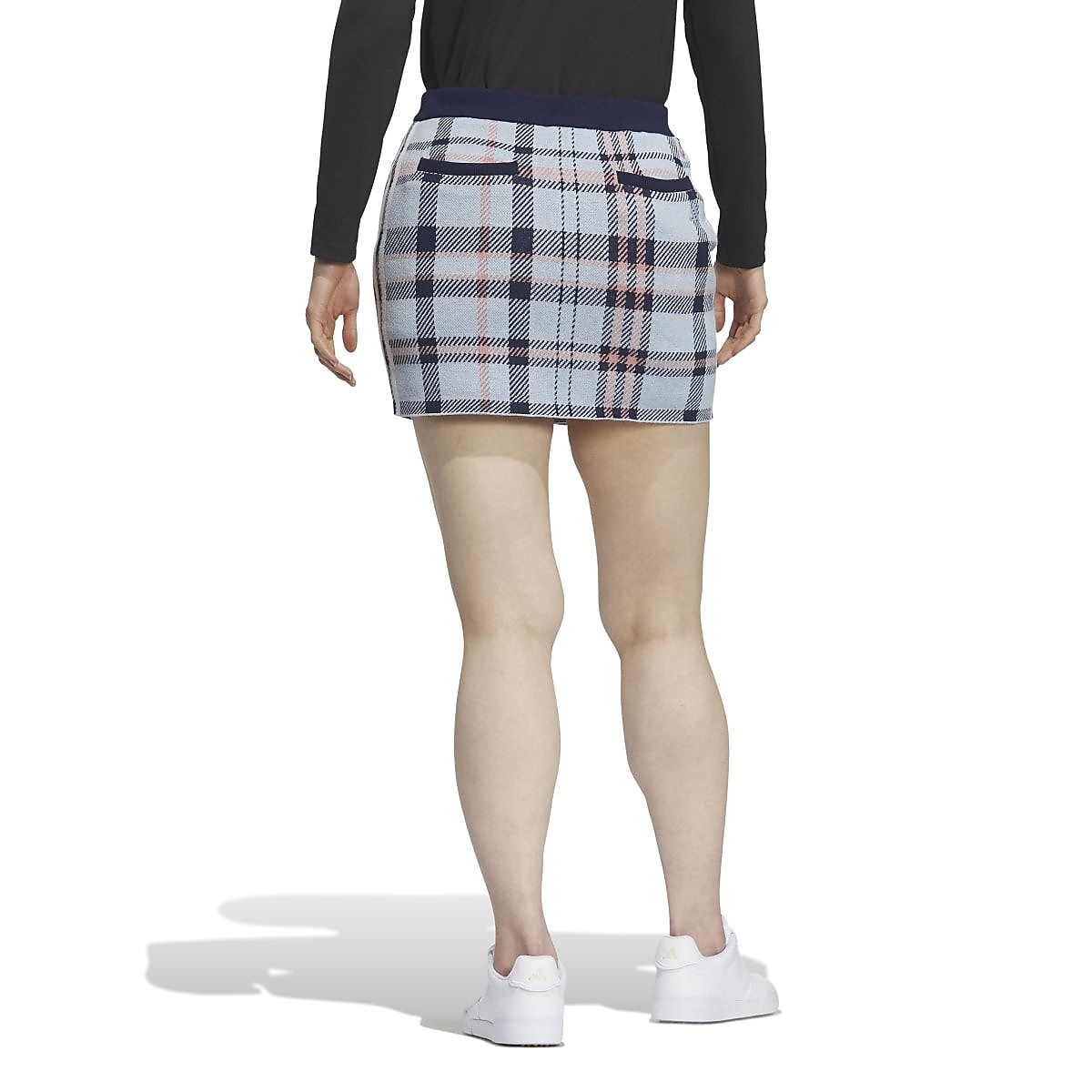 タータンチェック　ニットスカート