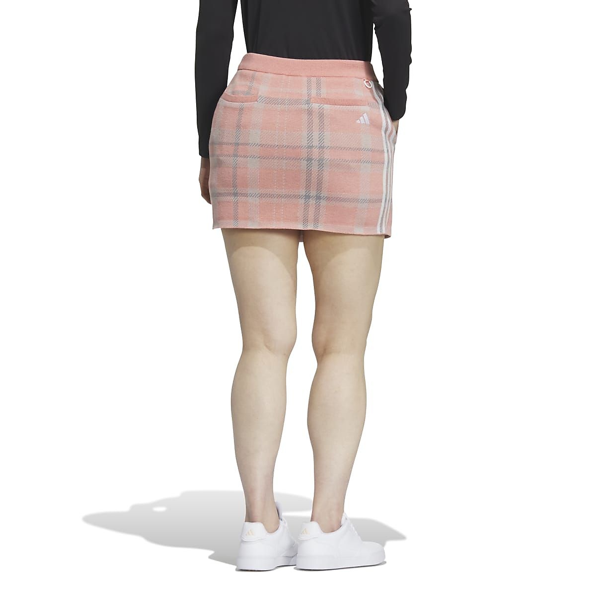 タータンチェック　ニットスカート