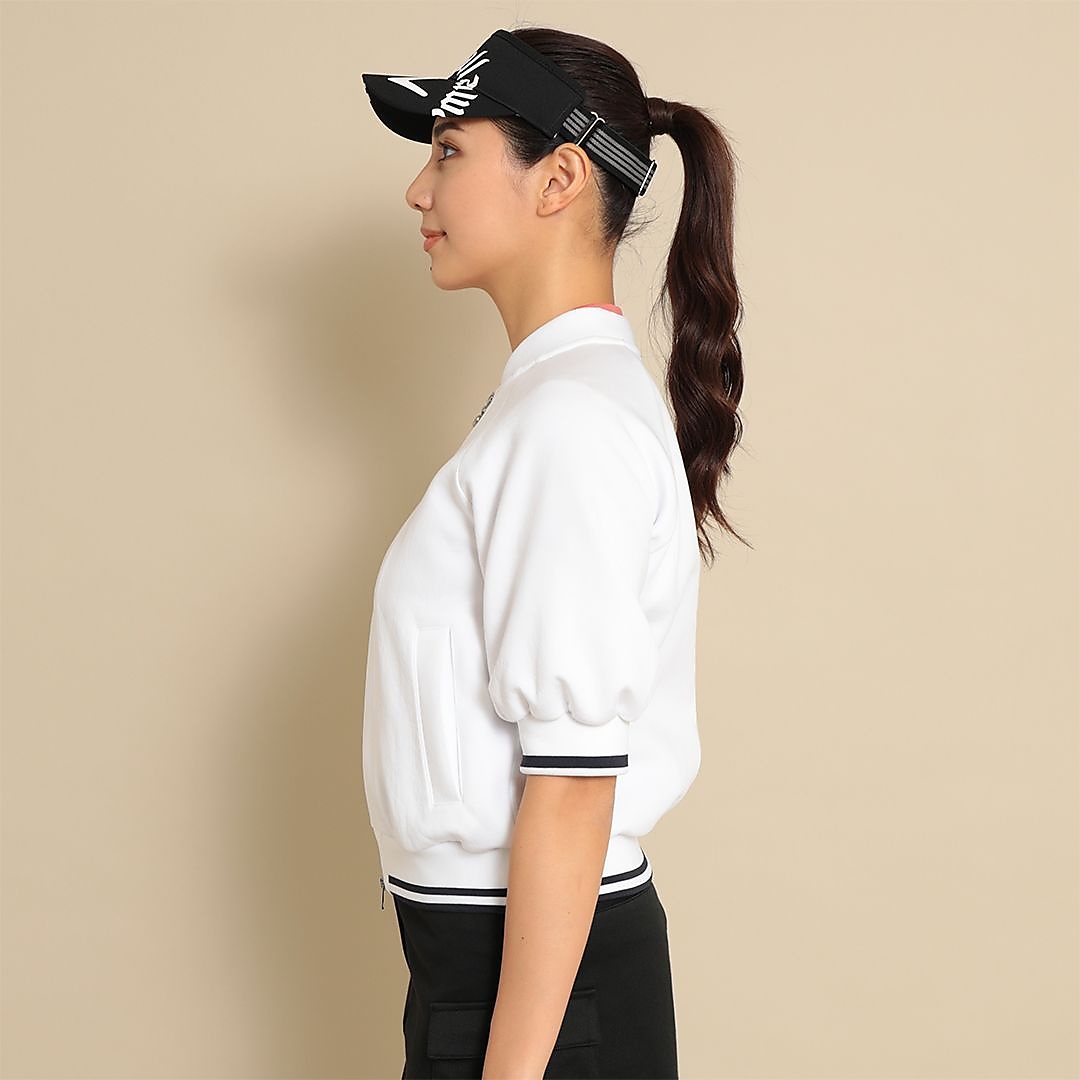 ダンボールスウェット半袖ブルゾン