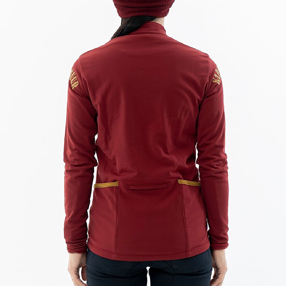 サーマルジャージ　ヴィンテージスタイル　ボルドー