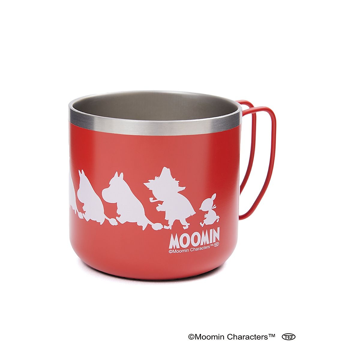 ダブルステンレスマグカップ 350(ムーミン)レッド