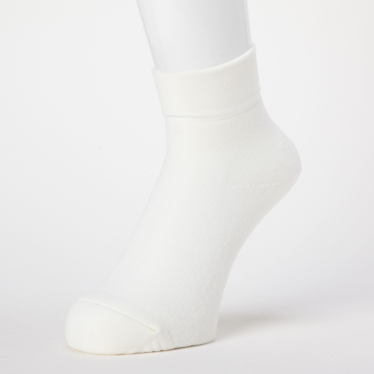 ココピ深口無地ハーフ丈あったかP