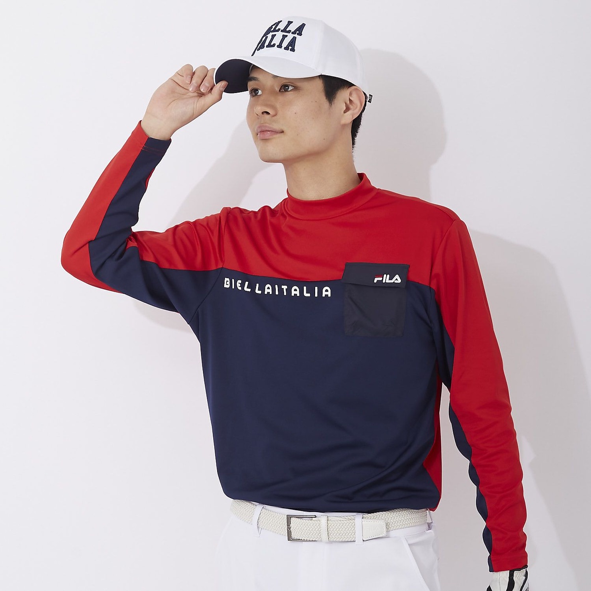 ＦＩＬＡ　ＧＯＬＦ　ナガソデ　シャツ