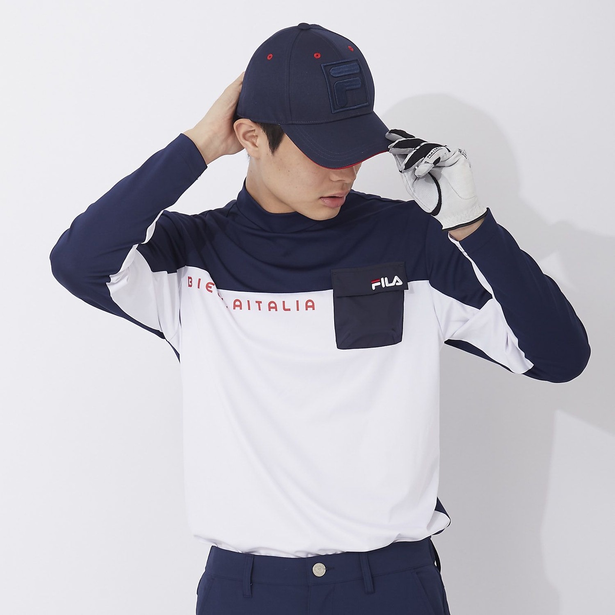 ＦＩＬＡ　ＧＯＬＦ　ナガソデ　シャツ