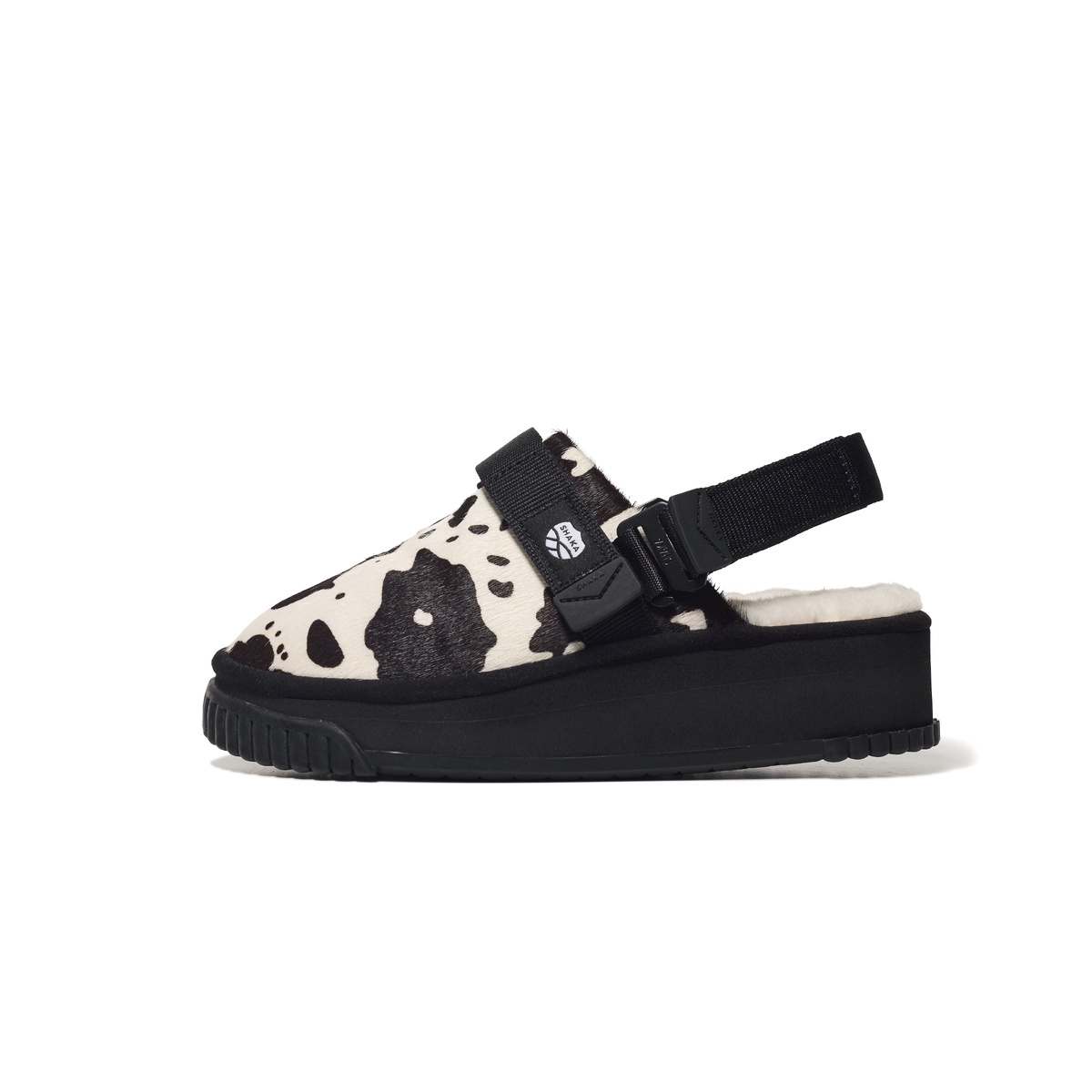 SNUG CLOG BOA PLATFORM COWHAIR（スナッグクロッグボアプラットフォームカウヘア）