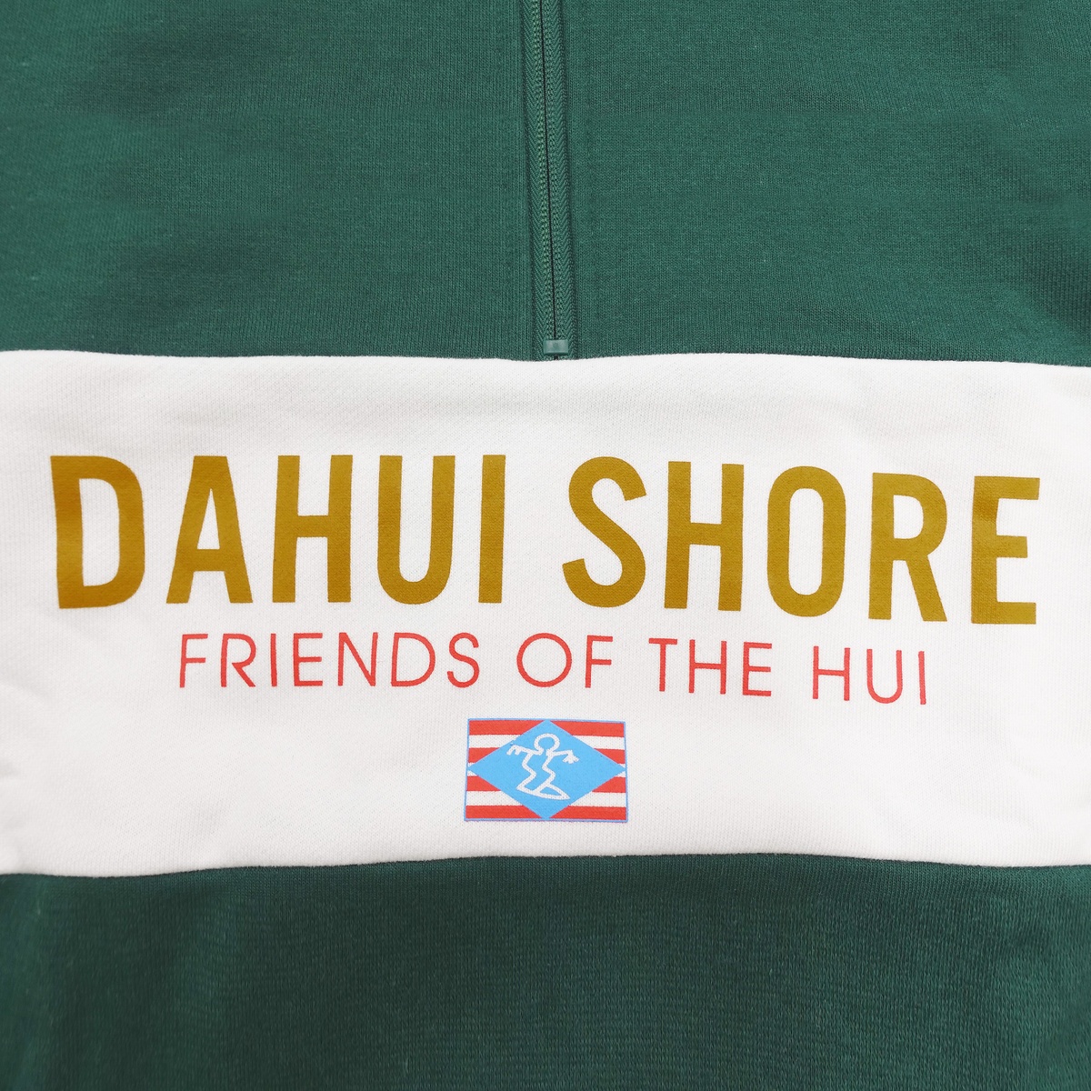 DH NORTH SHORE ハーフジップスウェット