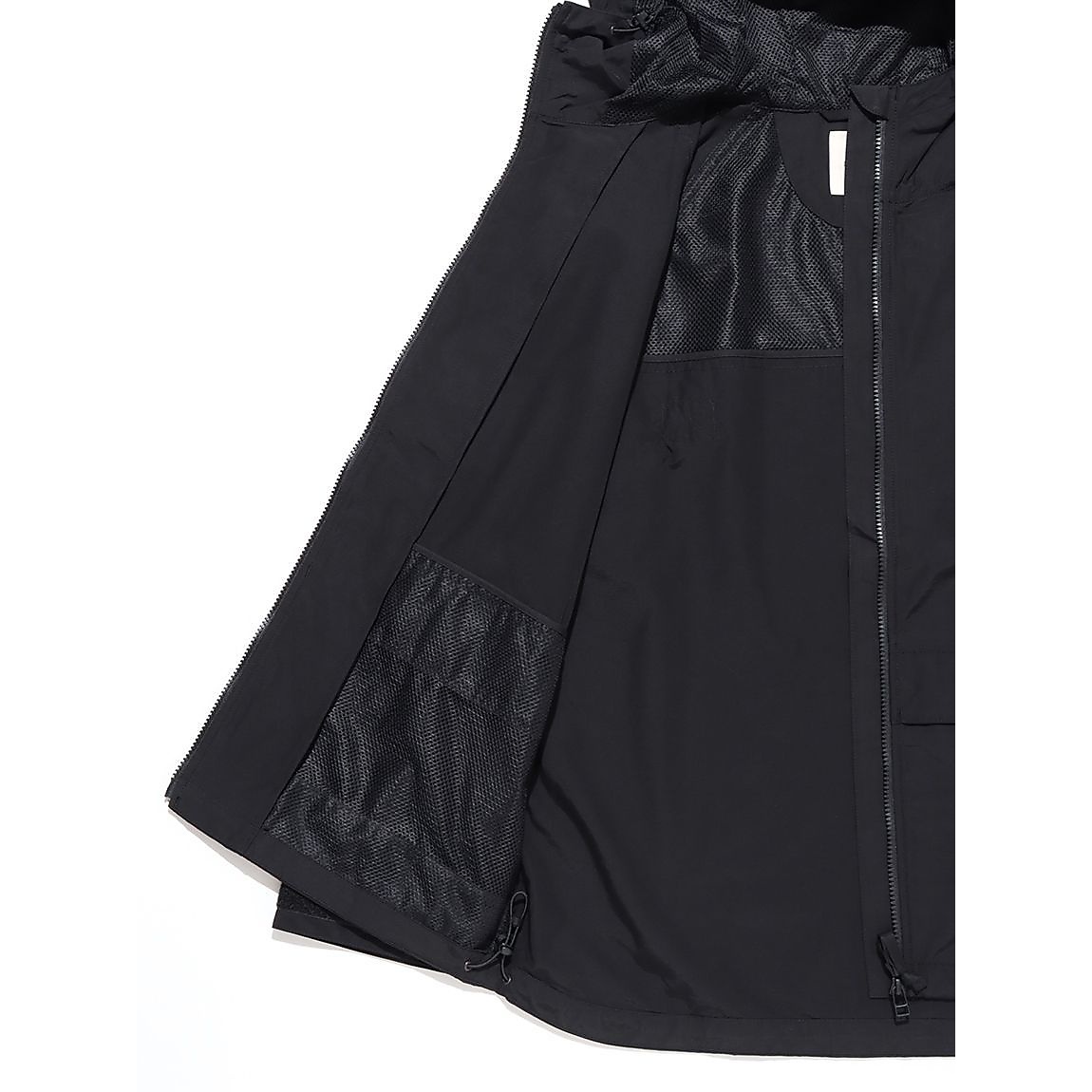 LIGHT MOUNTAIN CLOTH ZIP UP PARKA L BK