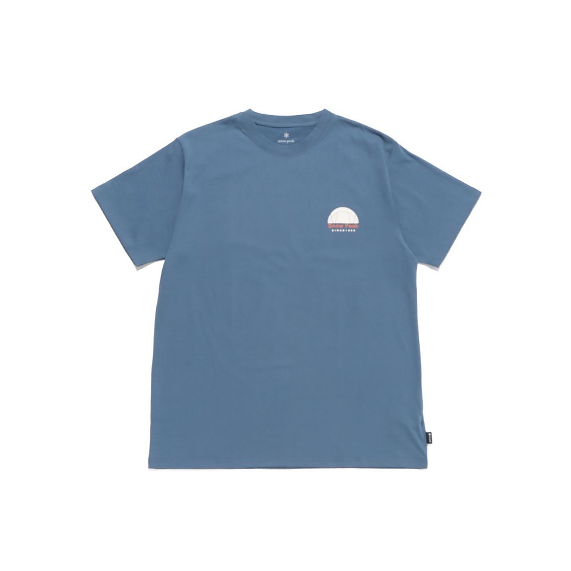 ALPHA BREEZE TYPOGRAPHY T-SHIRT L BLUE