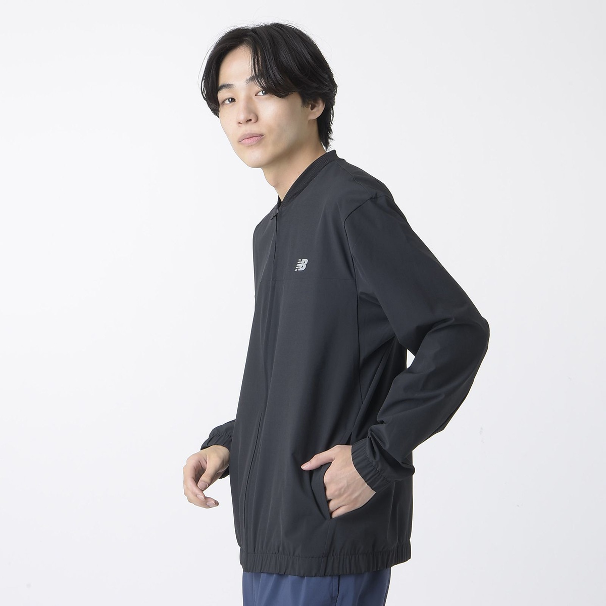 ストレッチウーブンボンバージャケット