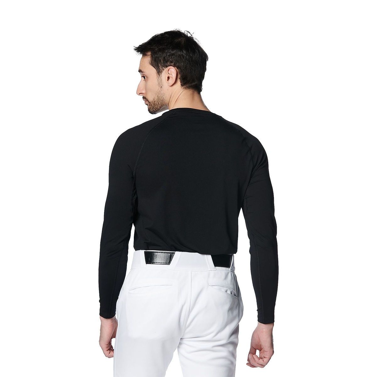 UA HEATGEAR COMFORT FITTED LONG SLEEVE CREW NECK SHIRT