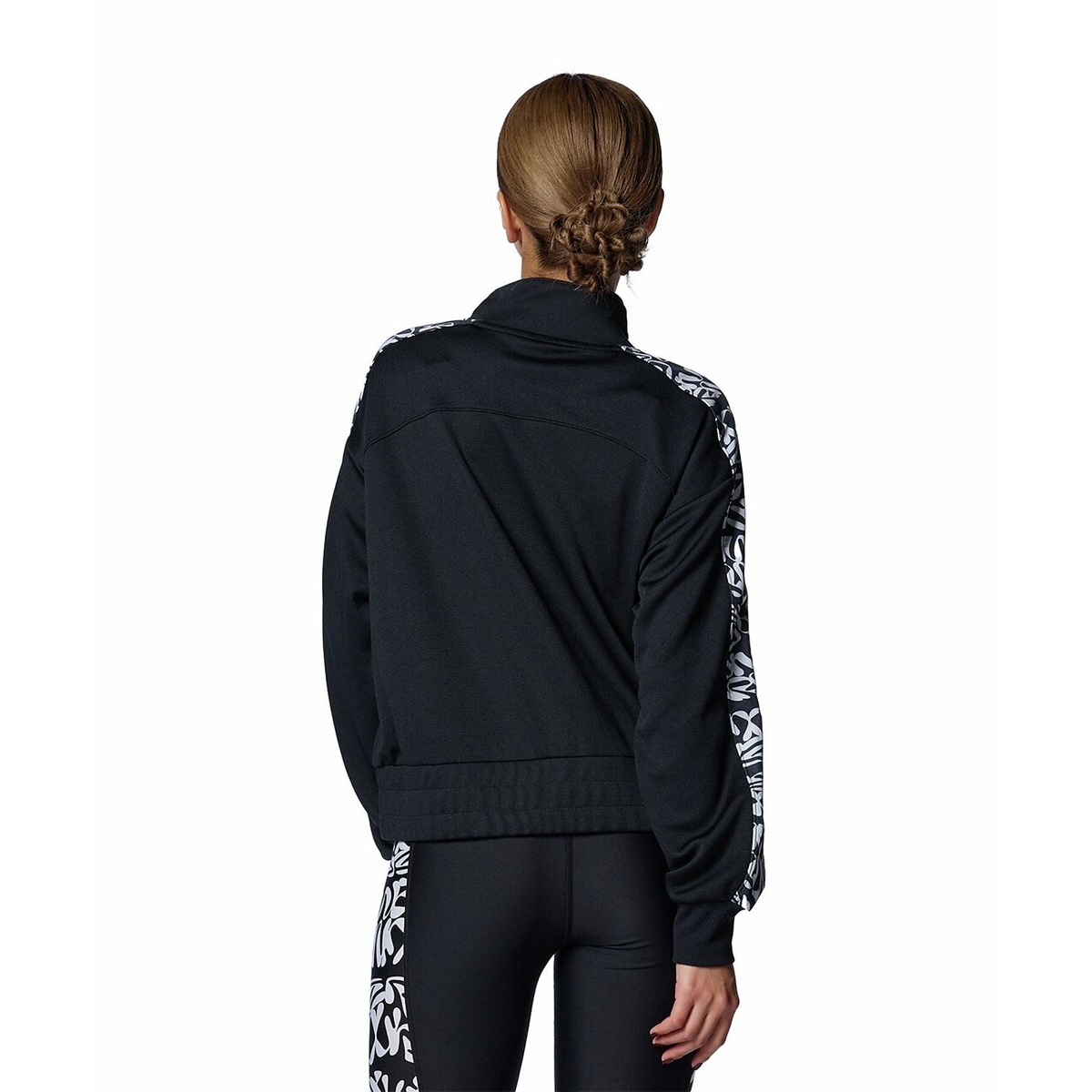 UA TRACK JERSEY WOVEN FULL ZIP HOODIE